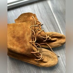 Aldo Tan Suede Moccasin Shoes